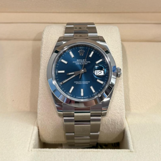 Rolex Datejust 41 Stainless Steel 126300 - Blue